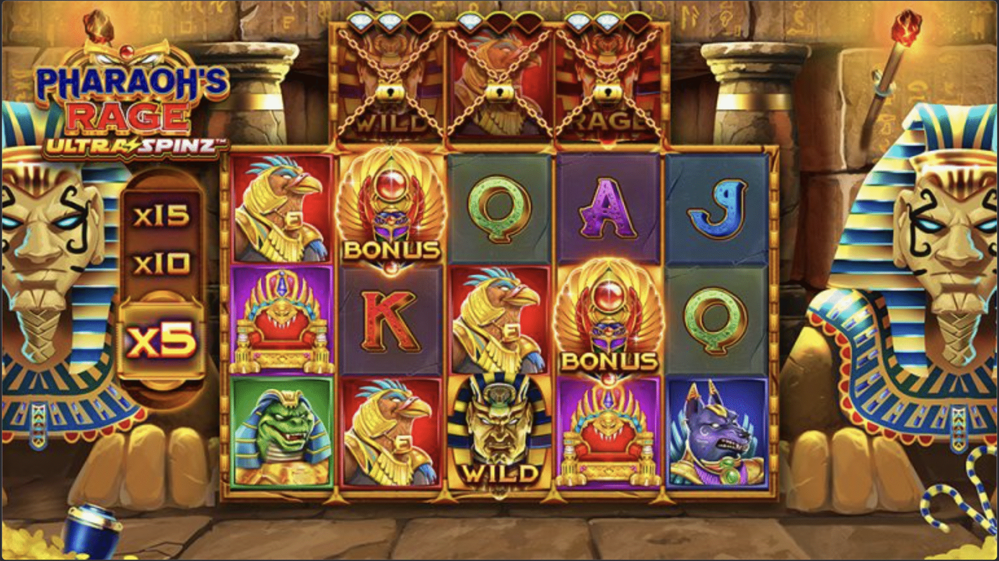 Pharaoh's Rage UltraSpins