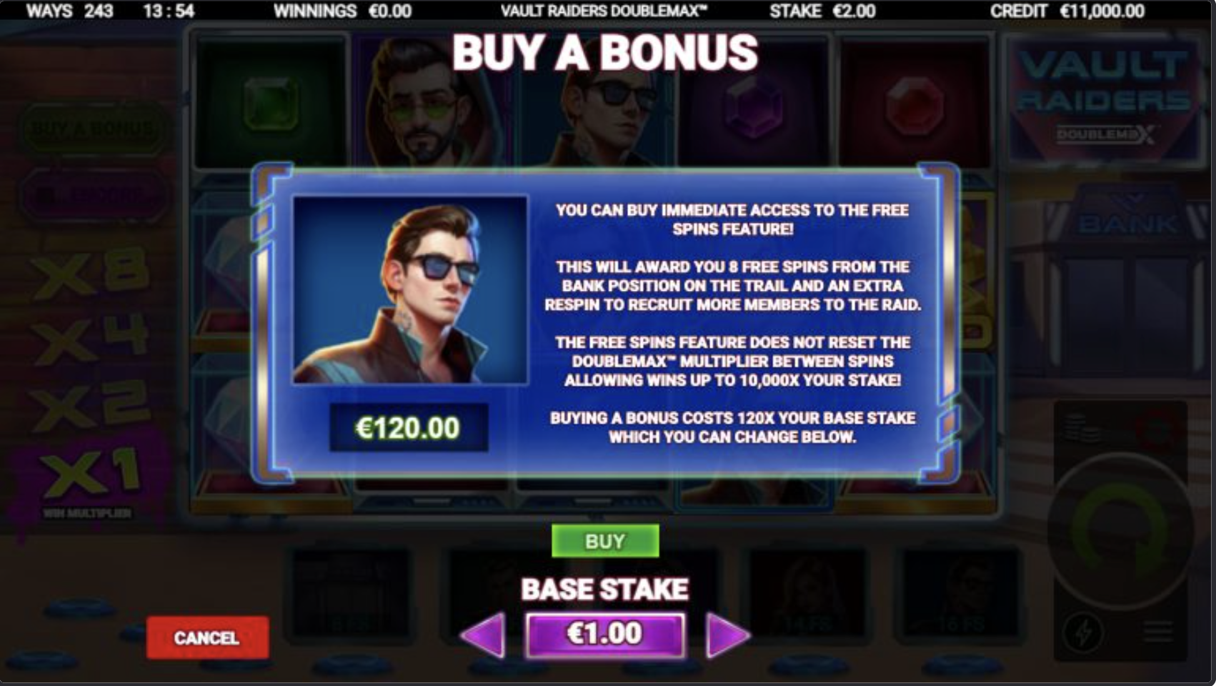 Vault Raiders DoubleMax™